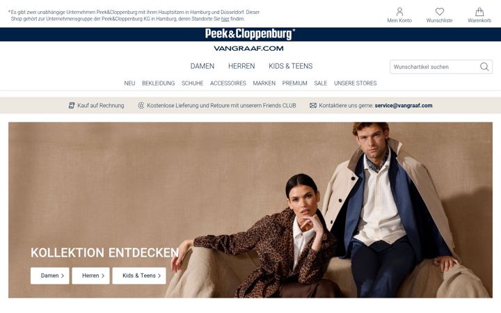 Zrzut ekranu peek-und-cloppenburg.de
