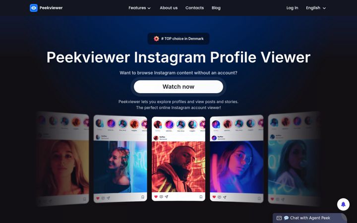 Screenshot of peekviewer.com
