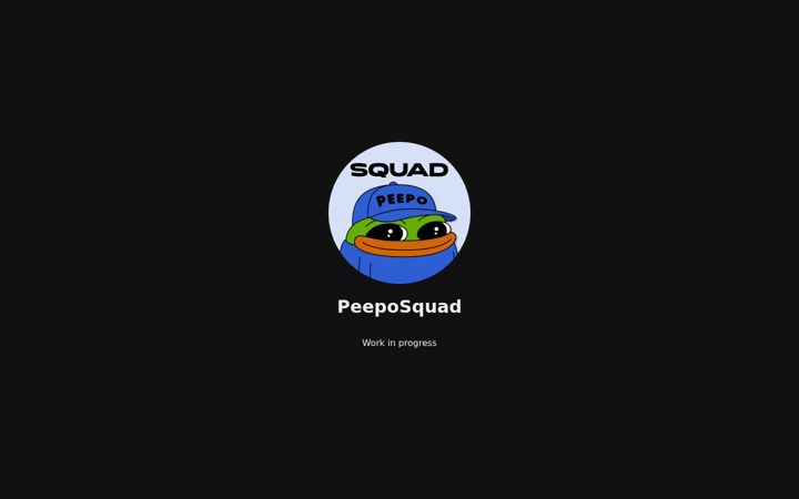 Screenshot of peepo.top