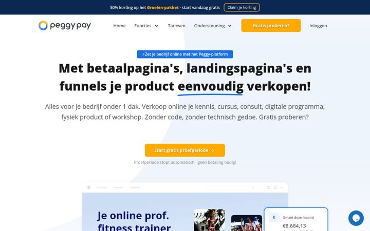 Screenshot of peggypay.com
