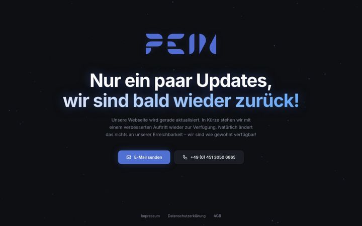 Screenshot of pein-gbr.de