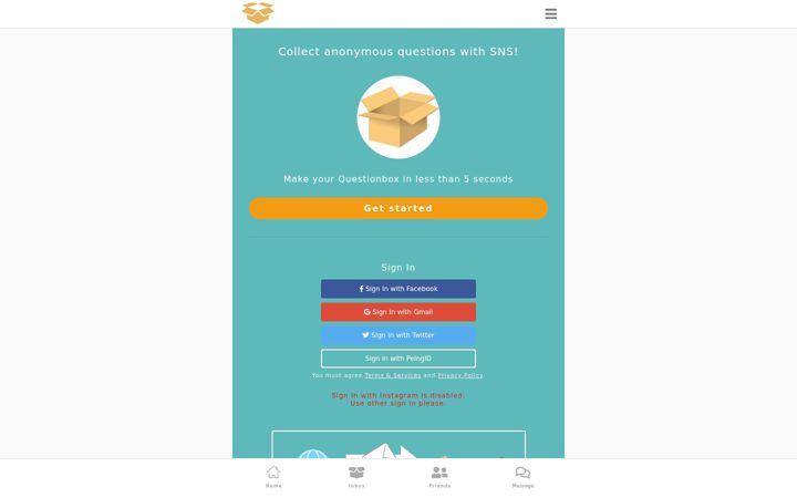 Screenshot of peing.net
