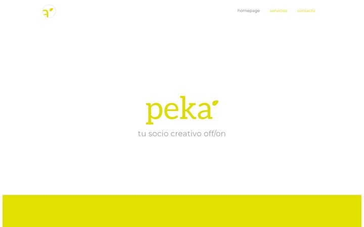Screenshot of peka.es