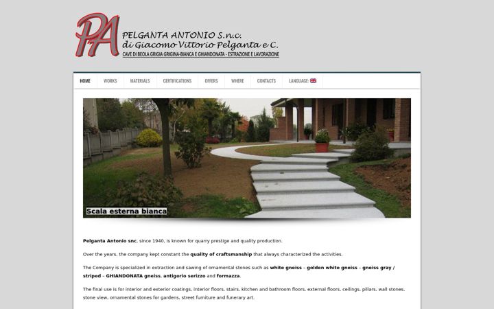 Screenshot of pelganta.it