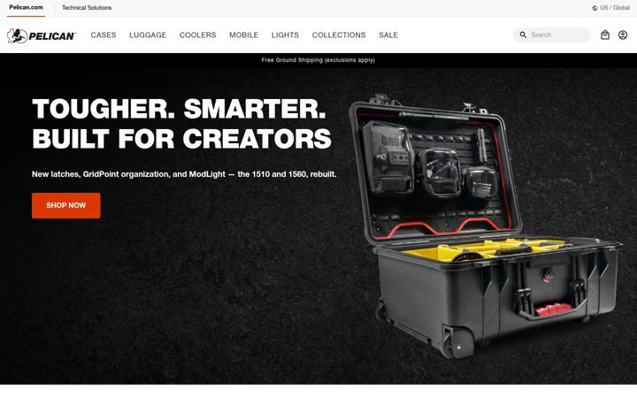 Screenshot di pelican.com