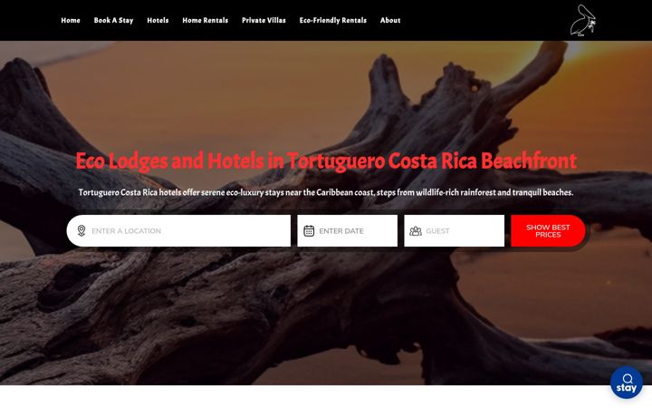 Screenshot of pelicanbeachcostarica.com