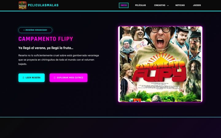 Ekrano kopija peliculasmalas.com