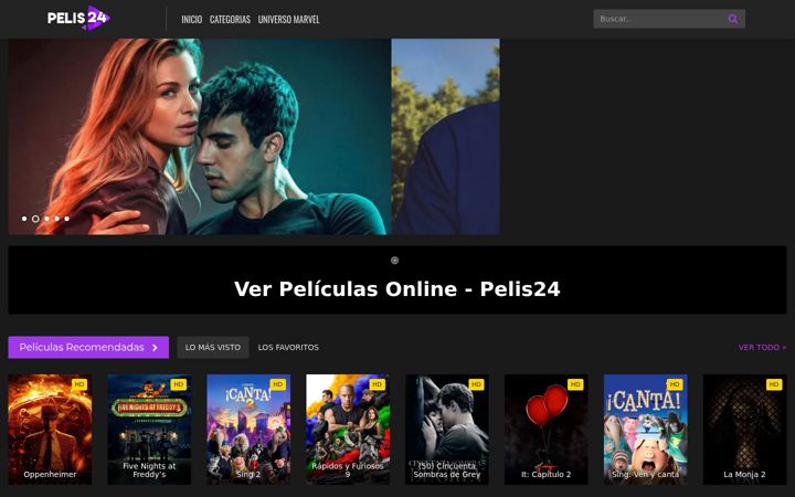 Screenshot di pelis24.blog