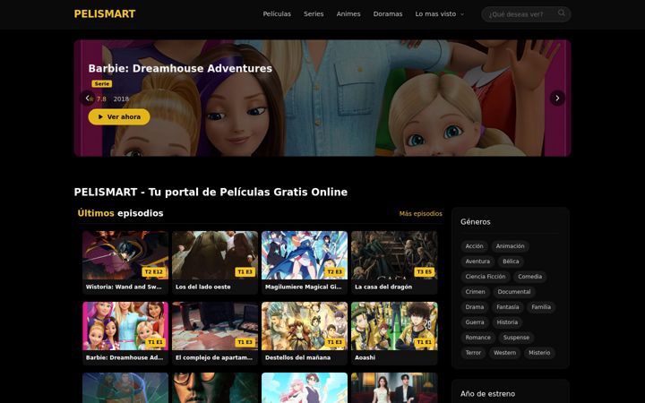 Screenshot of pelismart.mov