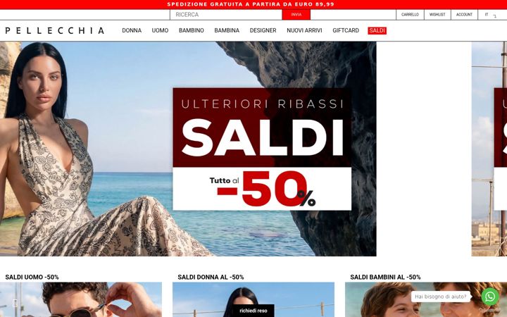 Screenshot of pellecchia.it