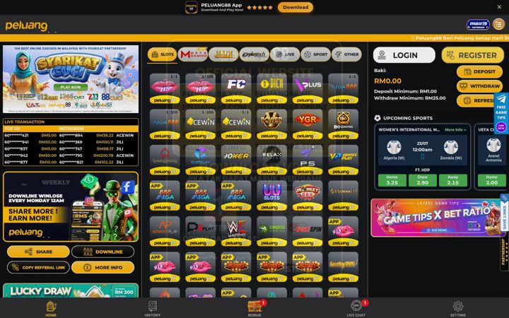 Screenshot of peluang88.com