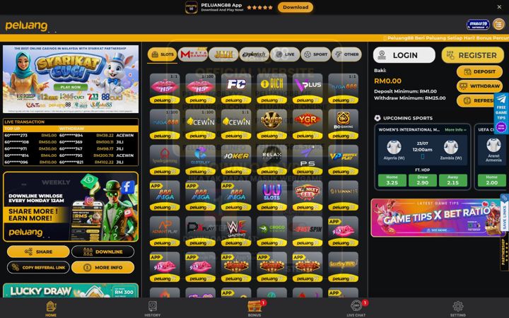 Screenshot of peluang88.website