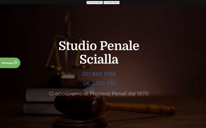 Skærmbillede af penalista-avvocato.it