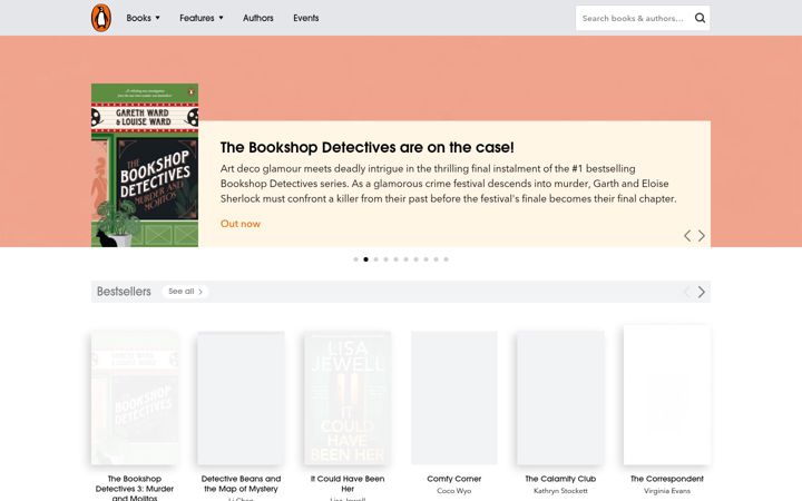 Screenshot of penguin.co.nz