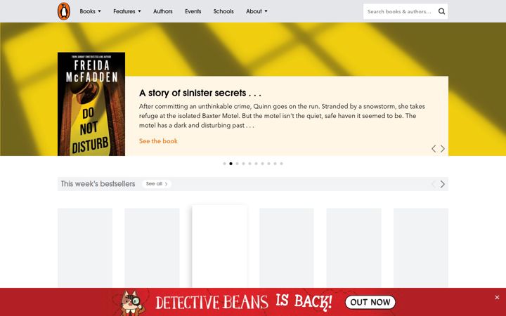 Screenshot di penguin.com.au