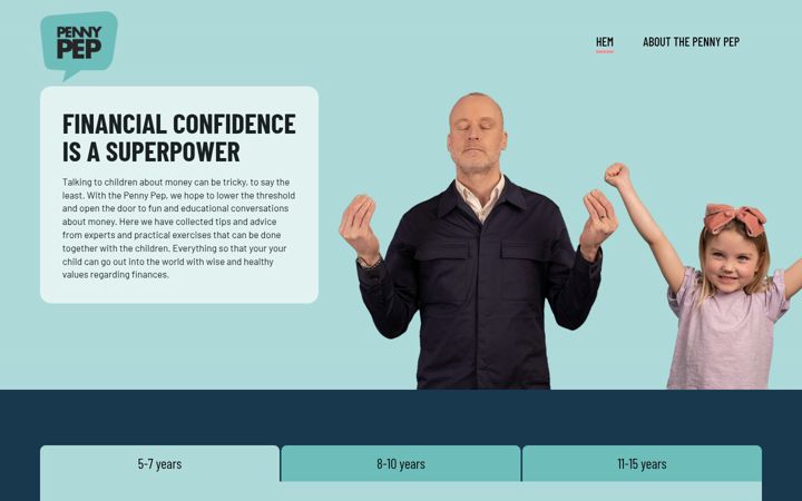 Screenshot di pennypep.com