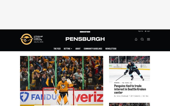 Captura de pantalla de pensburgh.com