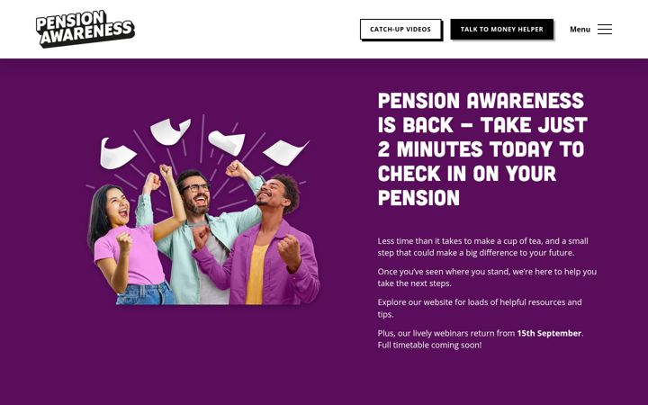 Screenshot of pensionawarenessday.com