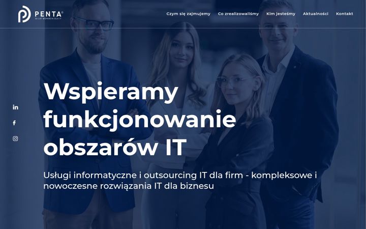 Screenshot of penta.com.pl