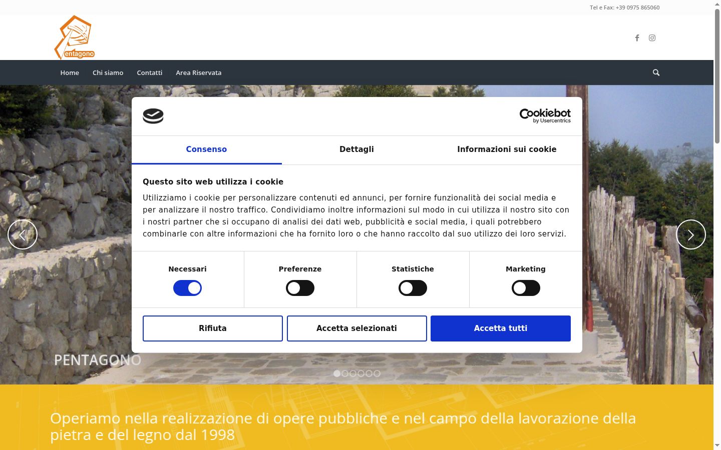 Zrzut ekranu banera zgody wyświetlanego przed jakąkolwiek interakcją