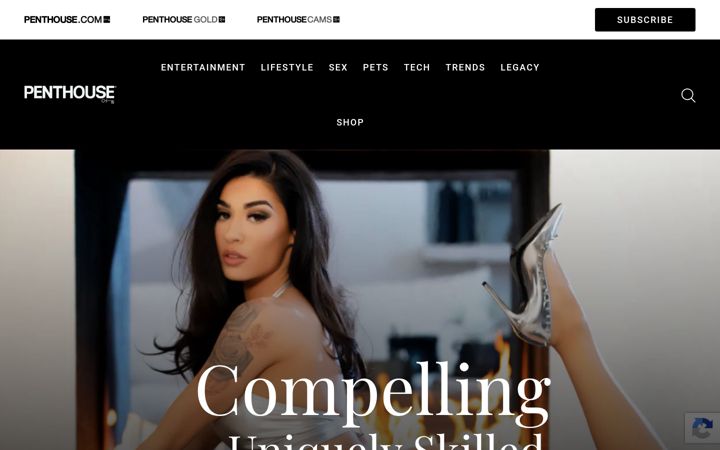 Screenshot of penthouse.com