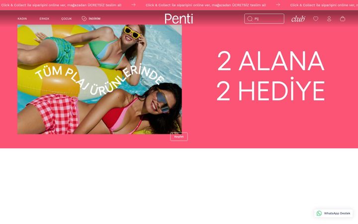 Screenshot of penti.com