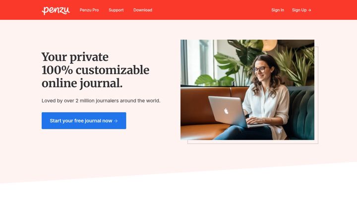 Screenshot van penzu.com