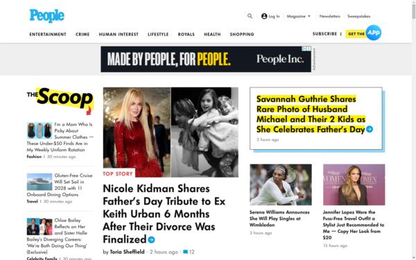 Screenshot of people.com