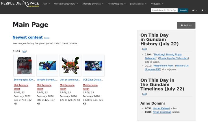 Screenshot of peoplediein.space