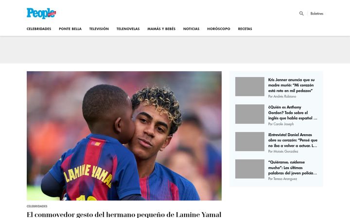 Skjámynd af peopleenespanol.com