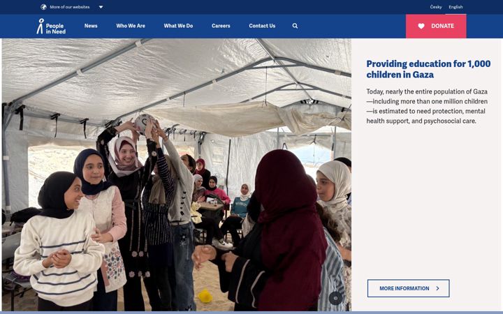 Екранна снимка на peopleinneed.net
