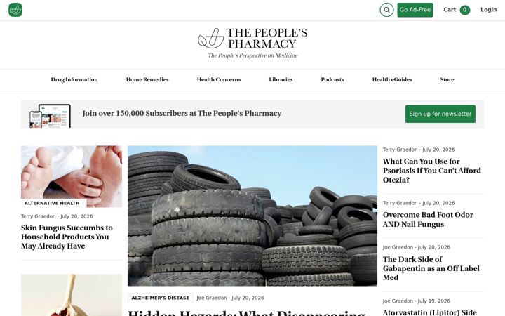 Screenshot of peoplespharmacy.com