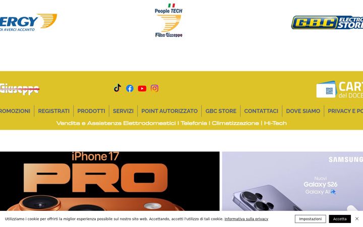 Snimka zaslona za peopletechstore.com