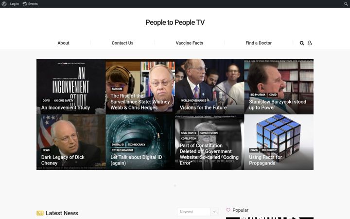 Screenshot of peopletopeople.tv