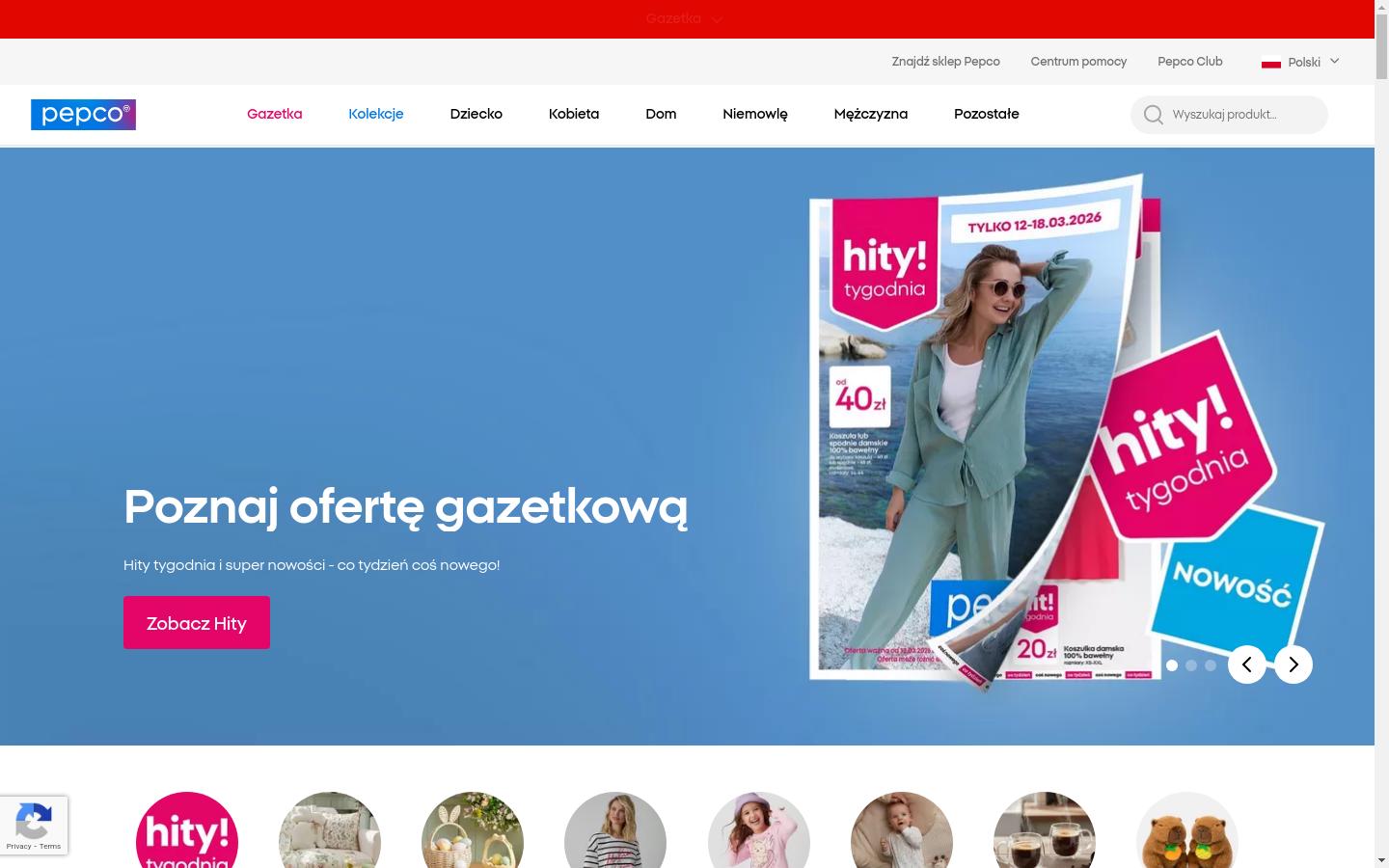 Screenshot of pepco.pl