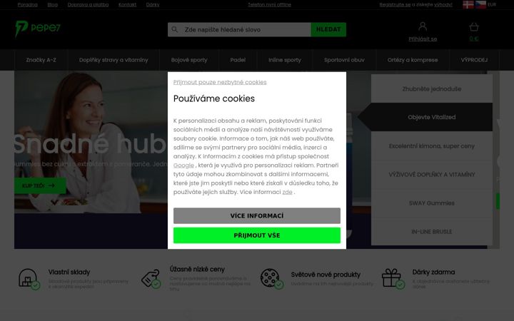 Screenshot of pepe7.cz