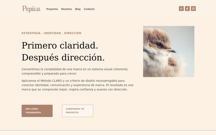 Screenshot ta' pepica.es