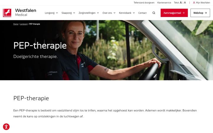 Snímek obrazovky pepinformatie.nl
