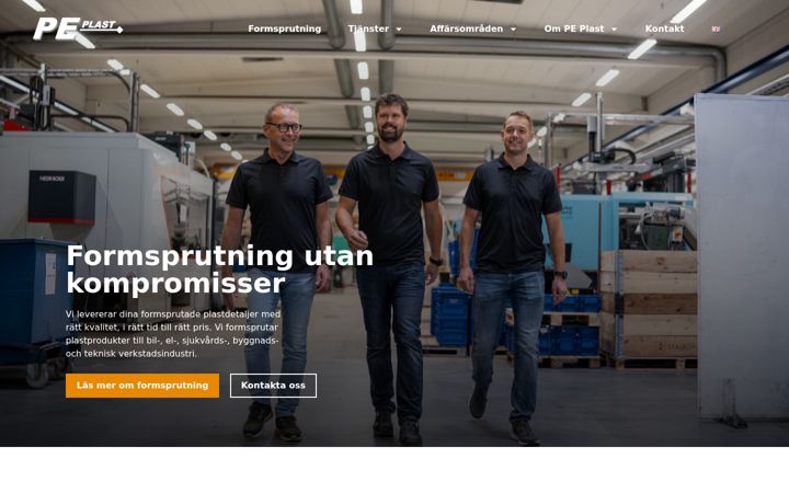 Screenshot of peplast.se