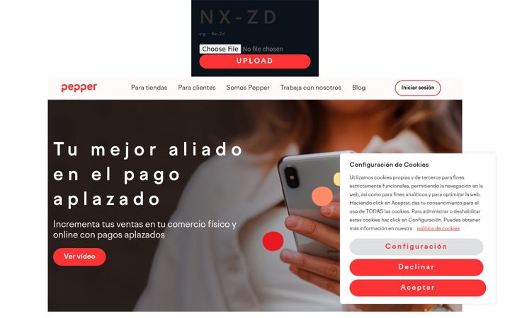 Screenshot ta' pepperfinance.es