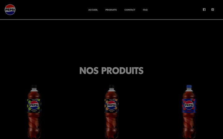 Screenshot of pepsi.fr