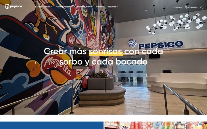 Screenshot of pepsico.com.co