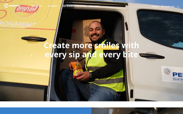 Screenshot of pepsico.sa