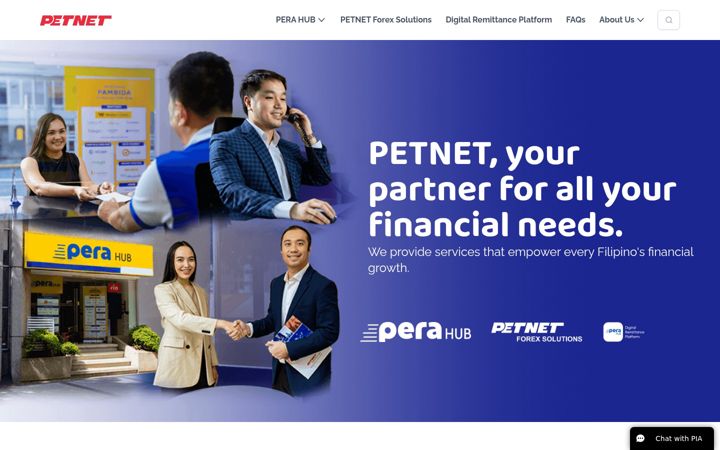 Screenshot of perahub.com.ph