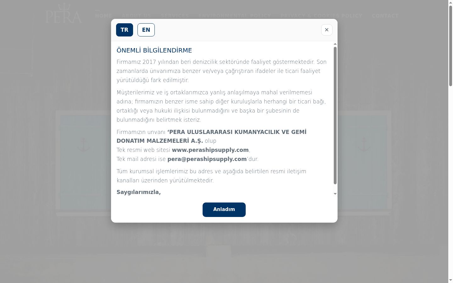 Screenshot des Einwilligungsbanners vor jeglicher Interaktion