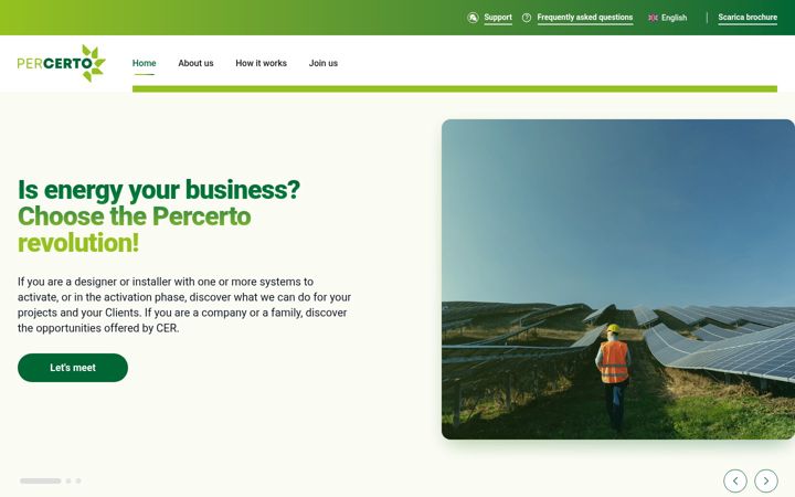 Screenshot of percerto.it