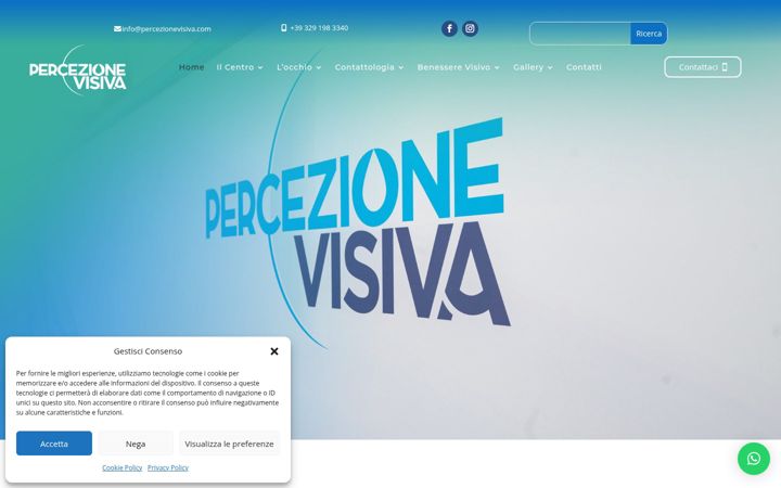 Screenshot von percezionevisiva.com