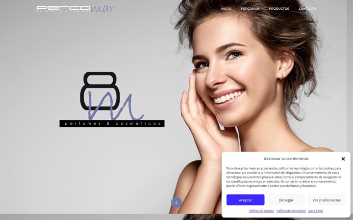 Screenshot of percomar.com