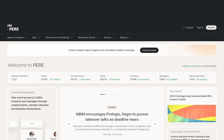 Screenshot of perenews.com