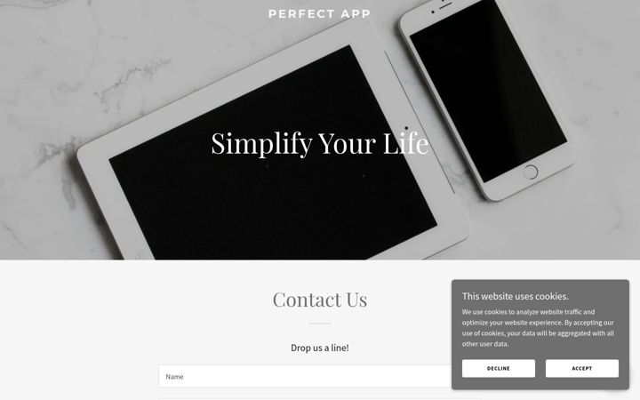 Screenshot of perfect-app.app